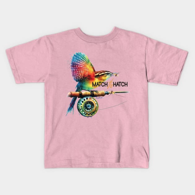 Match the Hatch Kids T-Shirt by Billygoat Hollow